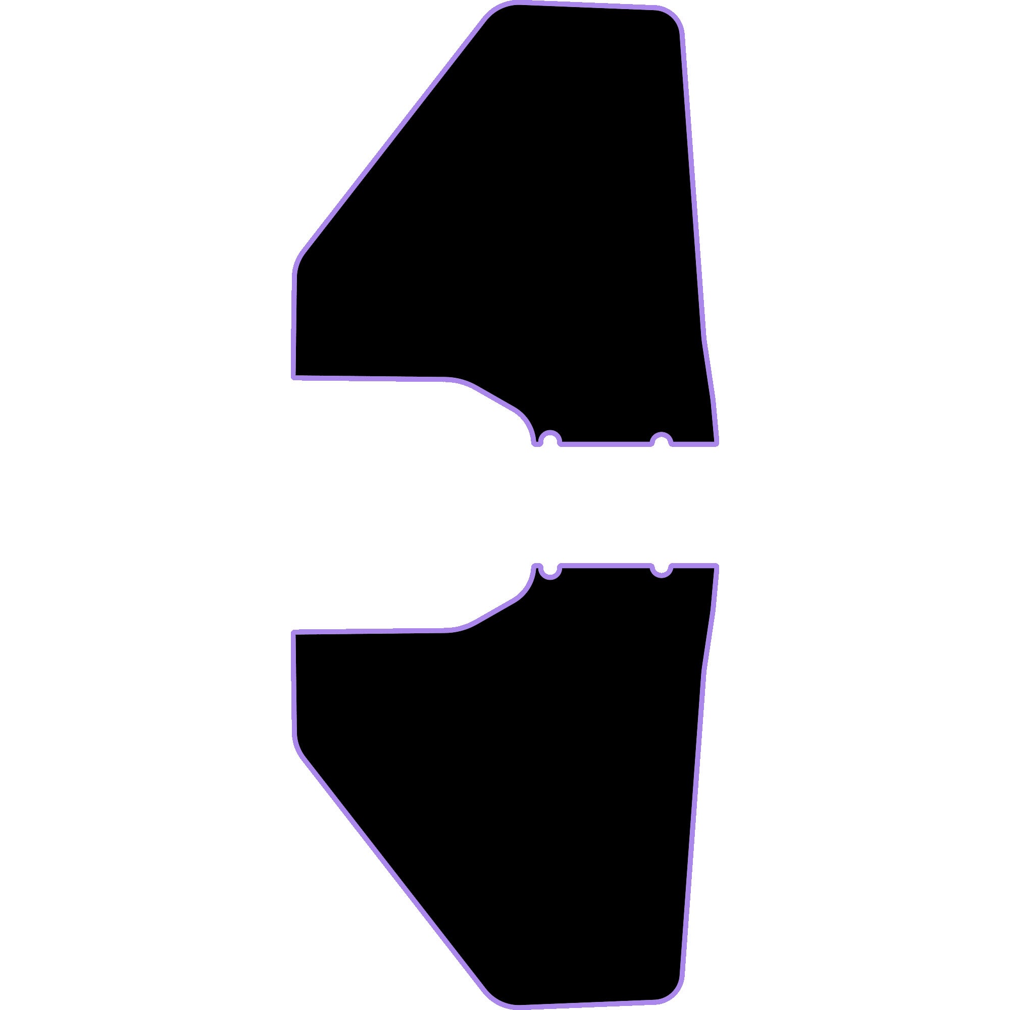 Polaris Ranger XP 1000 - 2 Seat Door Liners - OEM