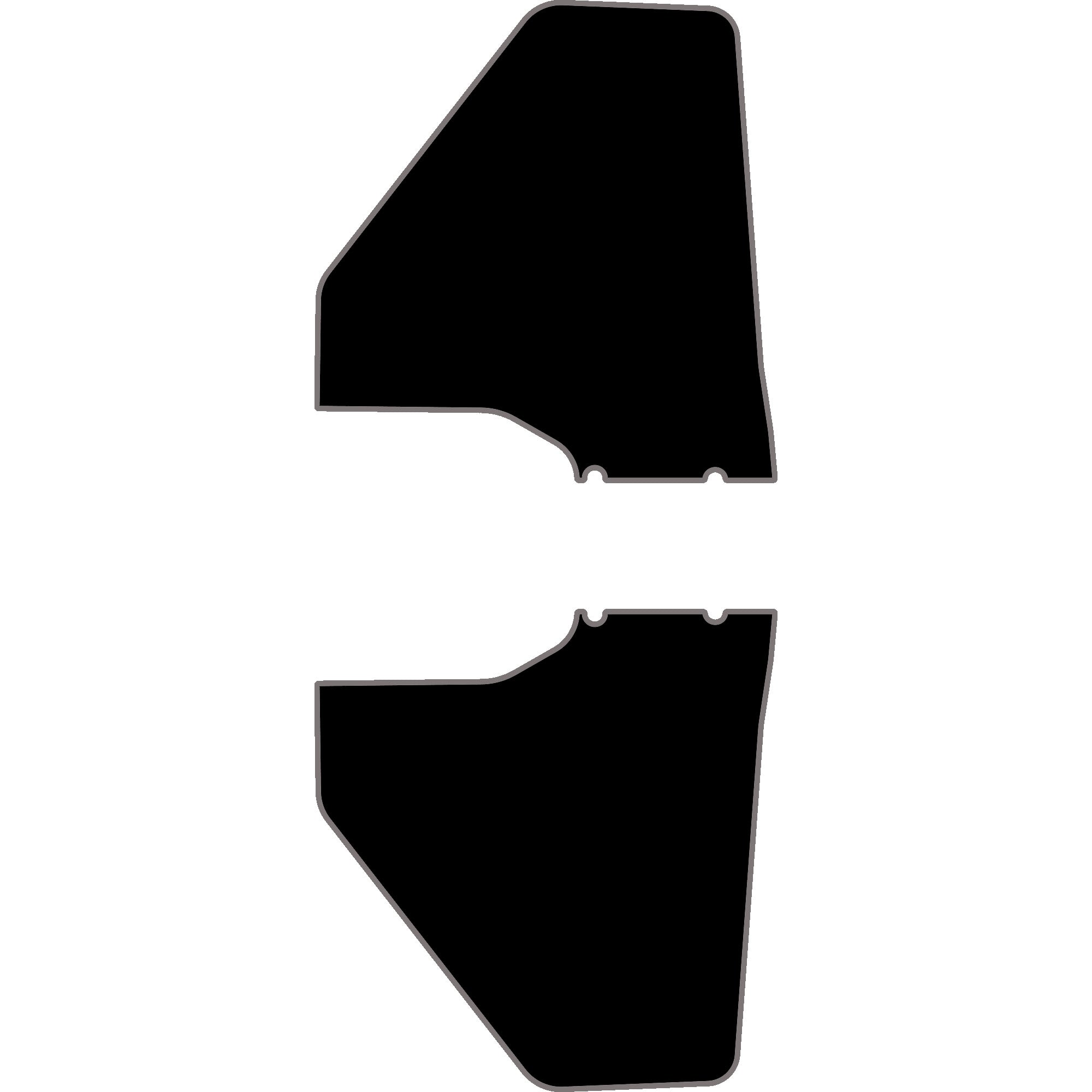 Polaris Ranger XP 1000 - 2 Seat Door Liners - OEM