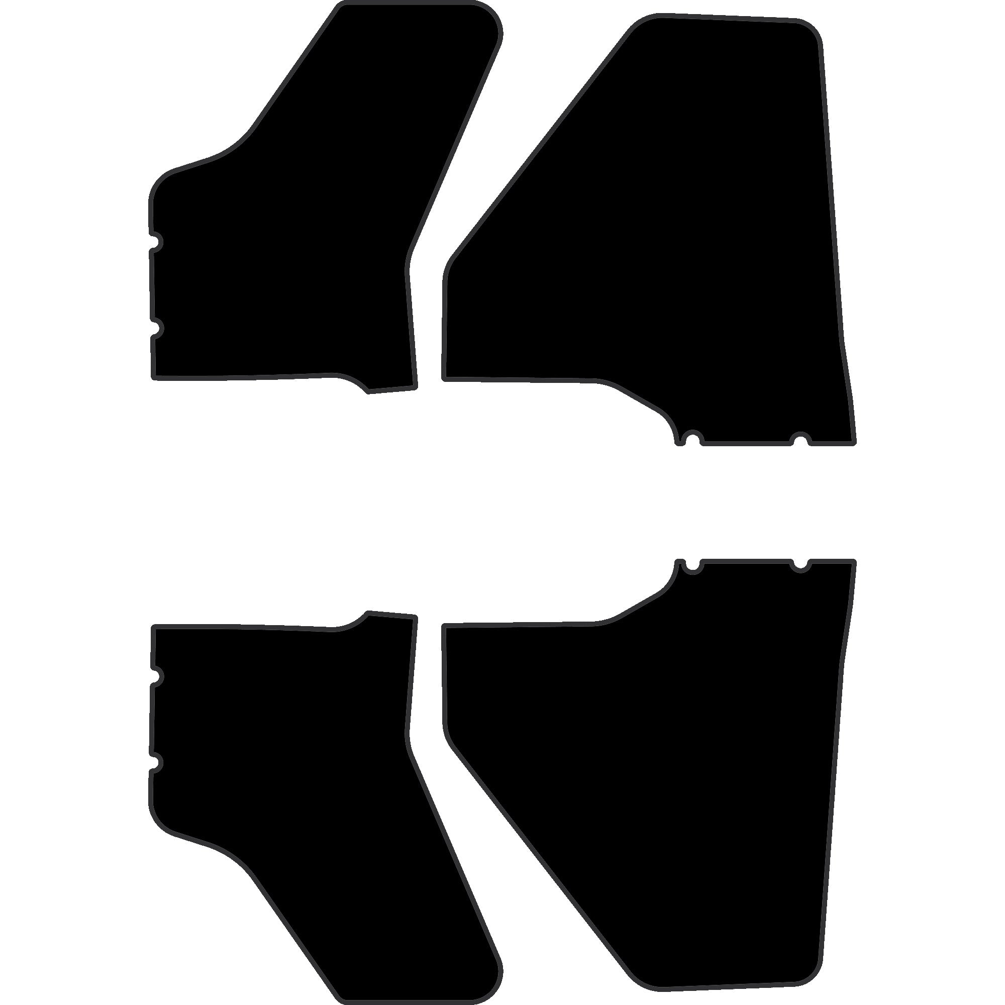 Polaris Ranger XP 1000 - 4 Seat Door Liners - OEM