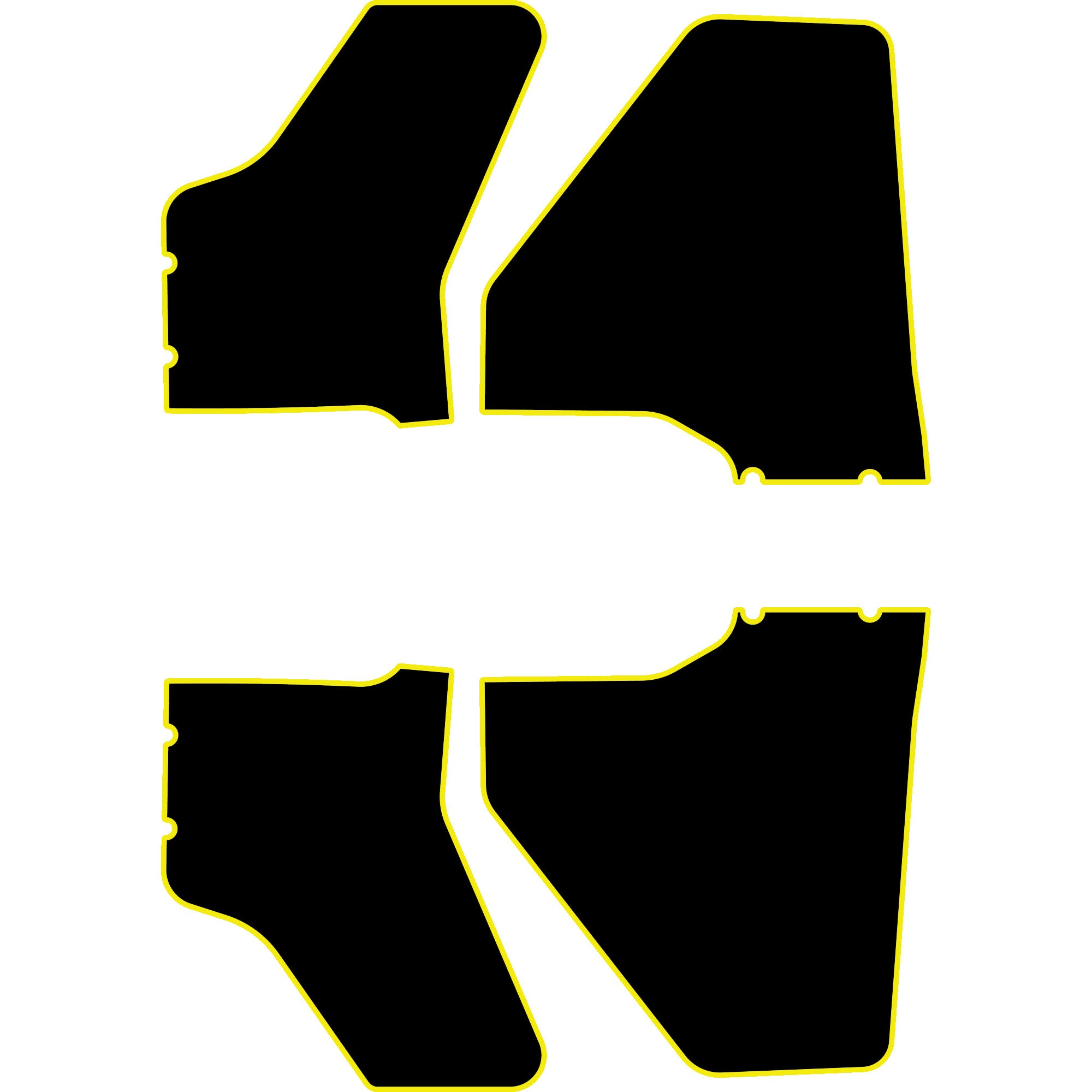 Polaris Ranger XP 1000 - 4 Seat Door Liners - OEM