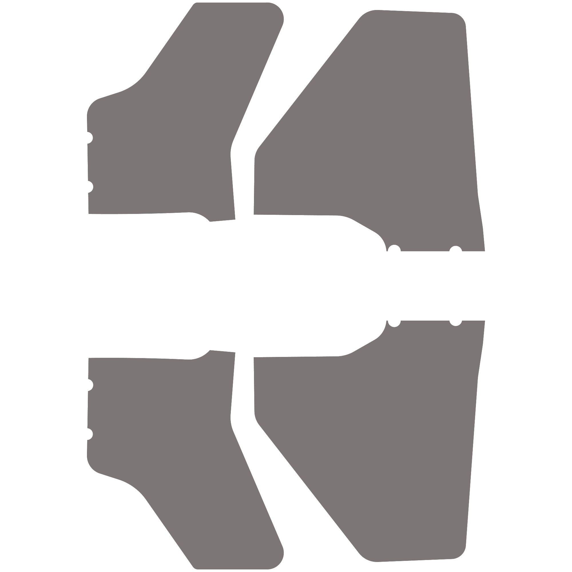 Polaris Ranger XP 1000 - 4 Seat Door Liners - OEM