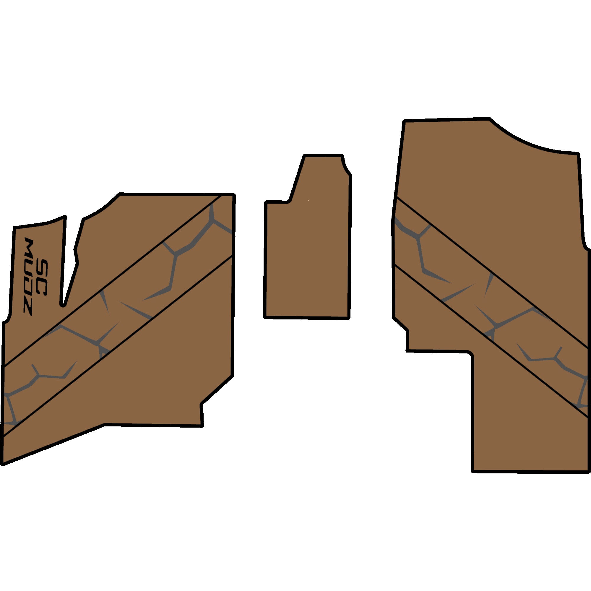 Polaris Ranger 1500 - 2 Seat Floor Mats - OEM