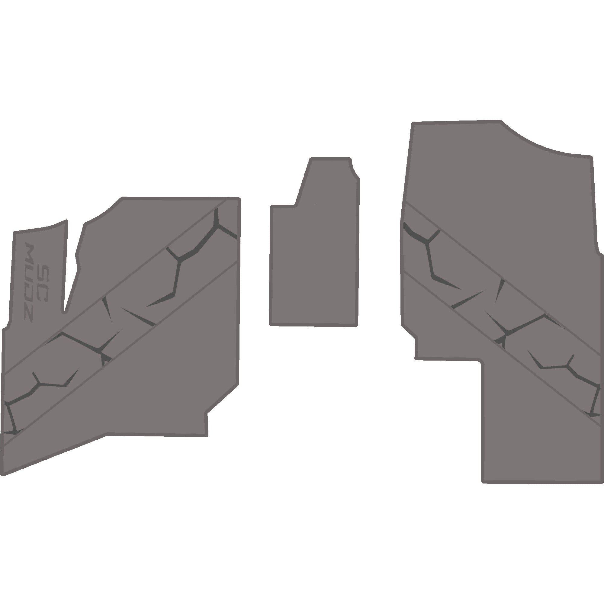 Polaris Ranger 1500 - 2 Seat Floor Mats - OEM