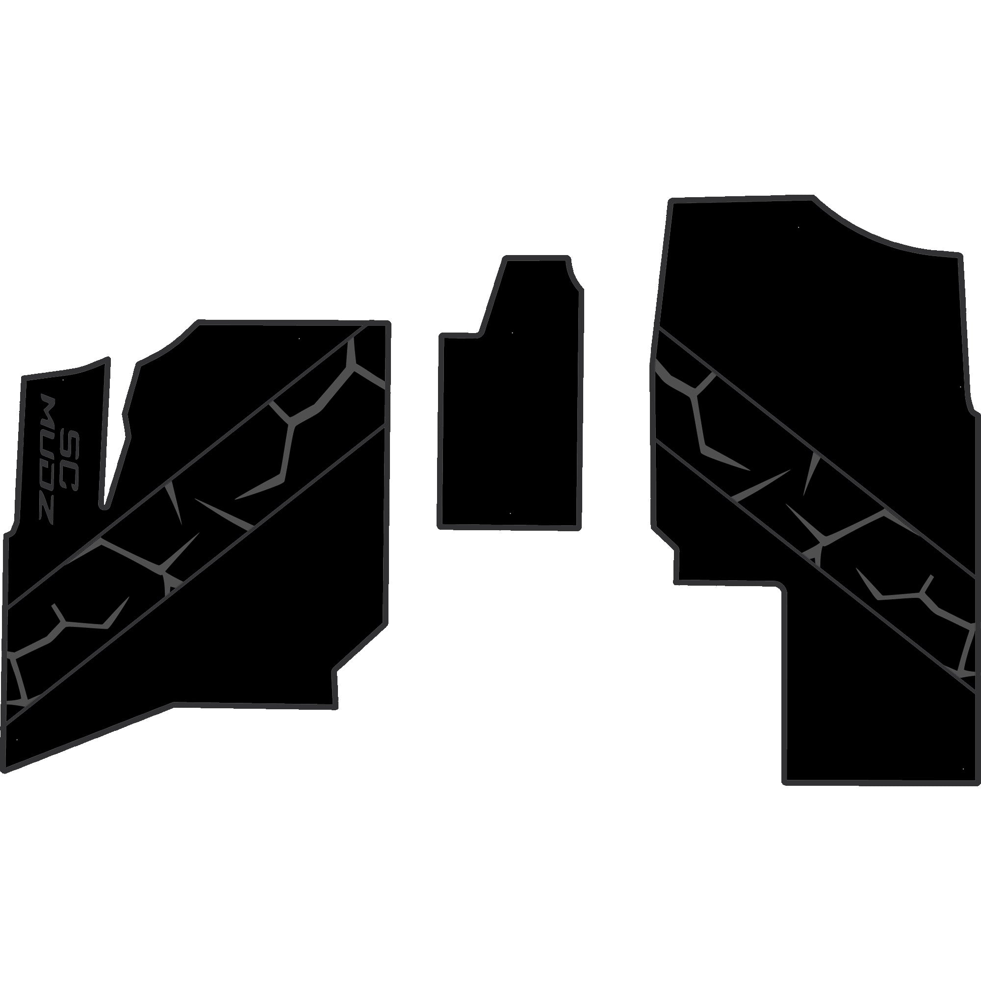 Polaris Ranger 1500 - 2 Seat Floor Mats - OEM