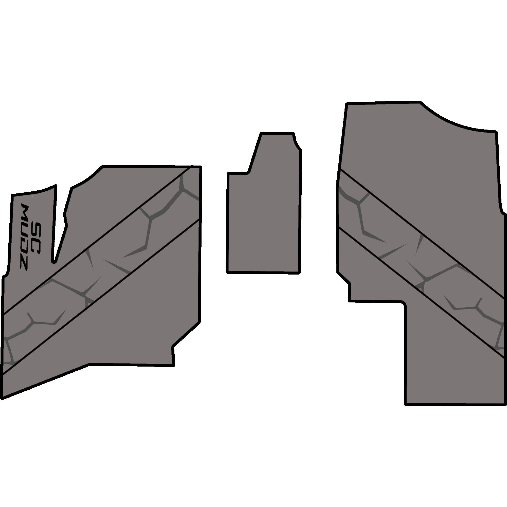 Polaris Ranger 1500 - 2 Seat Floor Mats - OEM