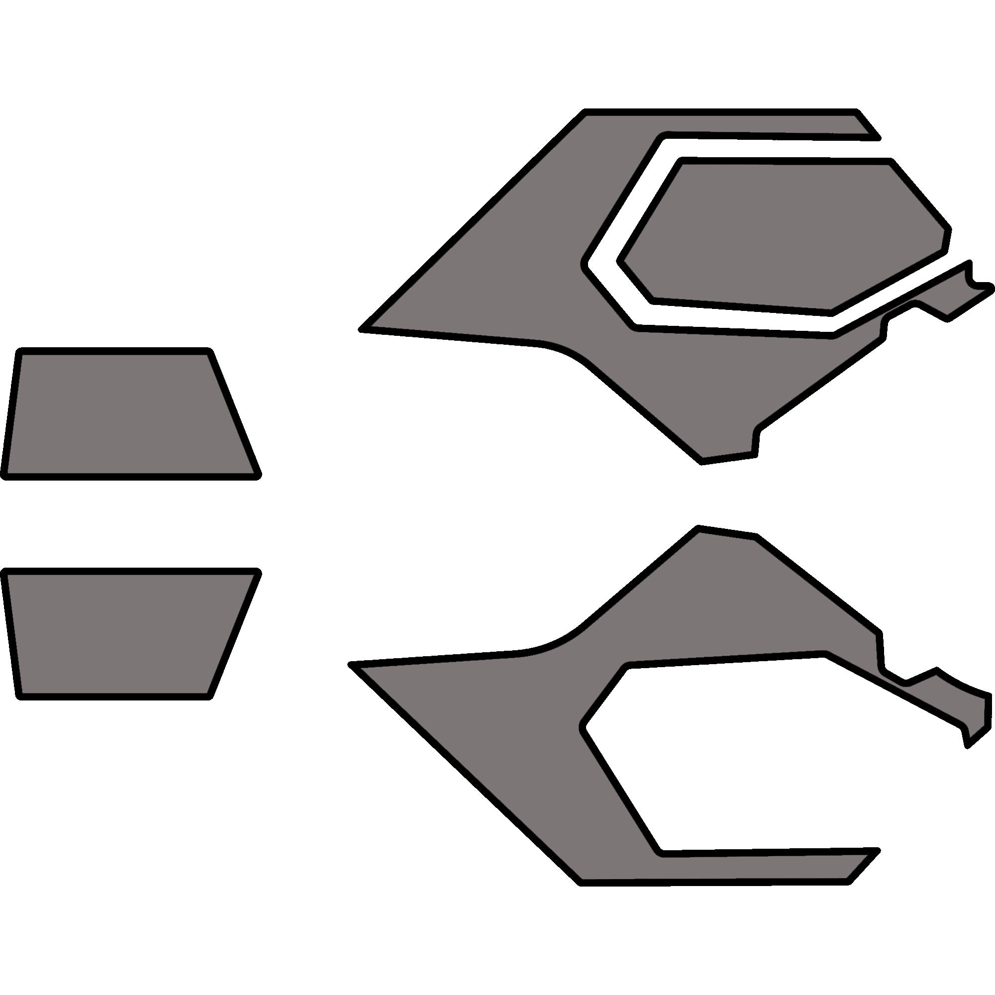 2022–2025 Polaris RZR Pro R - 4 Seat Center Console - OEM