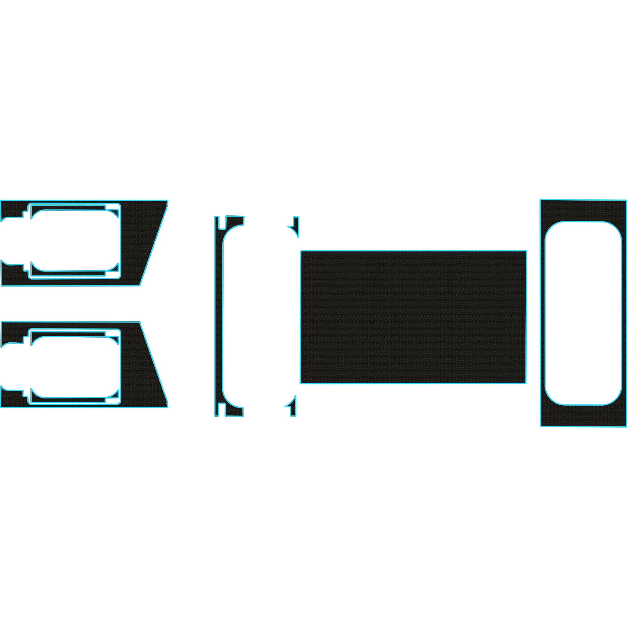 Polaris Ranger 1500 - 4 Seat Truck Cap Accessories - Kelly Fabworks