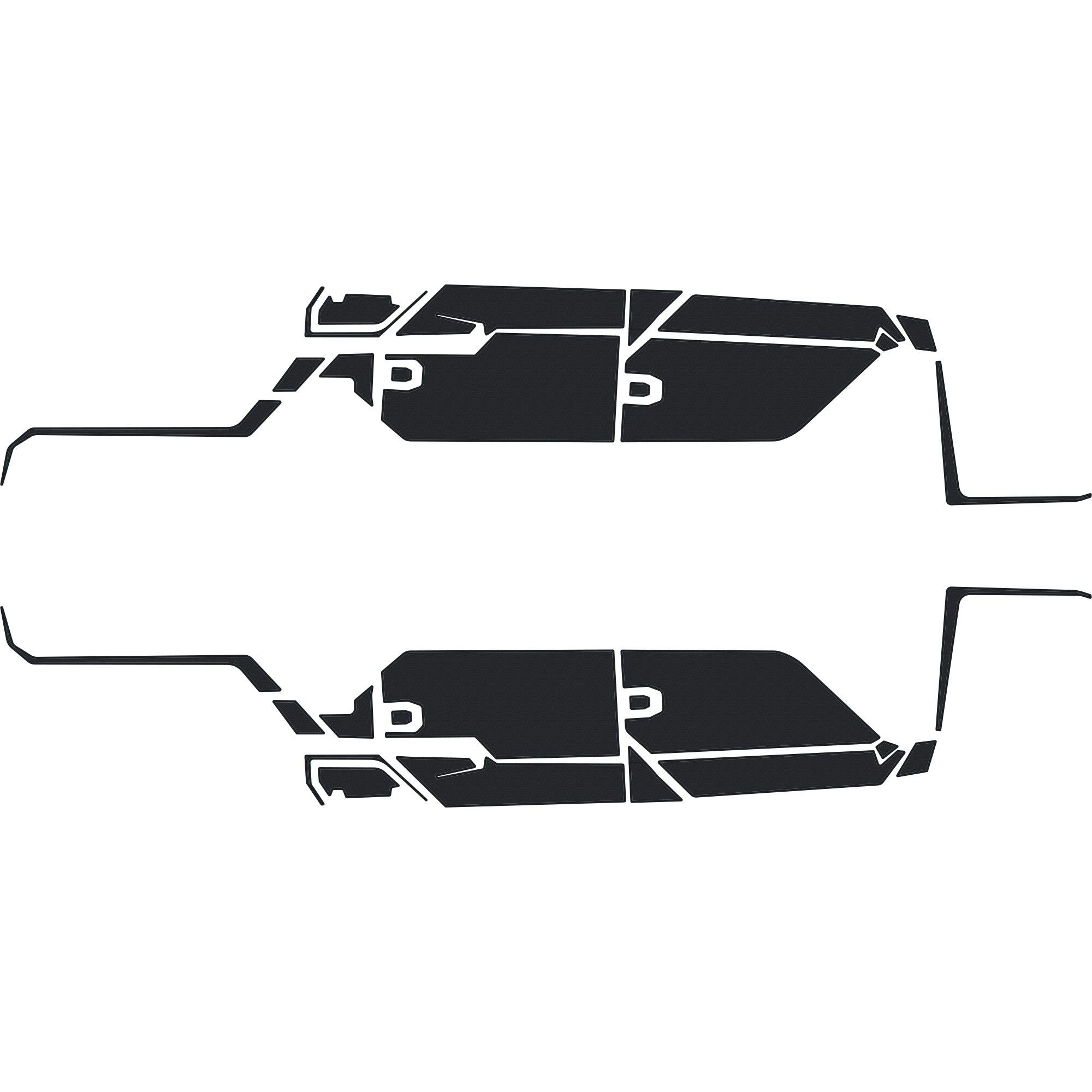 Polaris Ranger 1500 - 4 Seat Exterior Door Kit - OEM