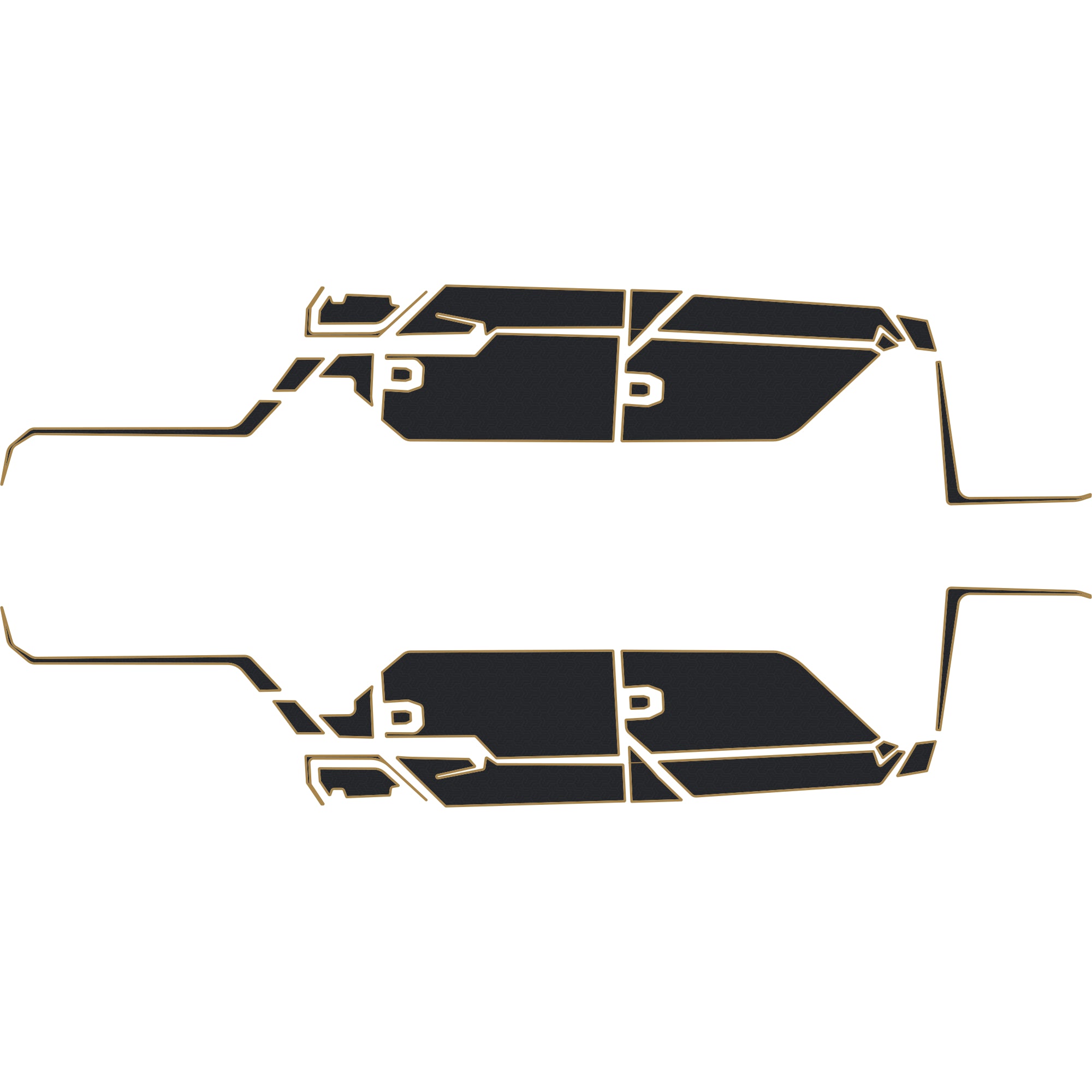 Polaris Ranger 1500 - 4 Seat Exterior Door Kit - OEM