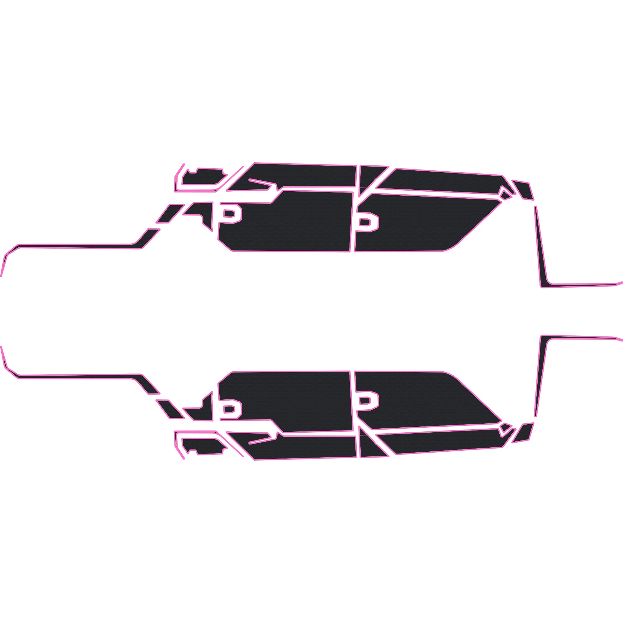 Polaris Ranger 1500 - 4 Seat Exterior Door Kit - OEM