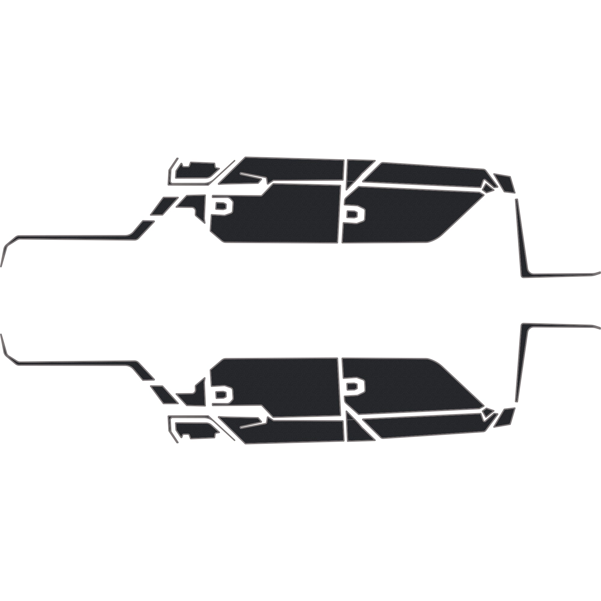 Polaris Ranger 1500 - 4 Seat Exterior Door Kit - OEM