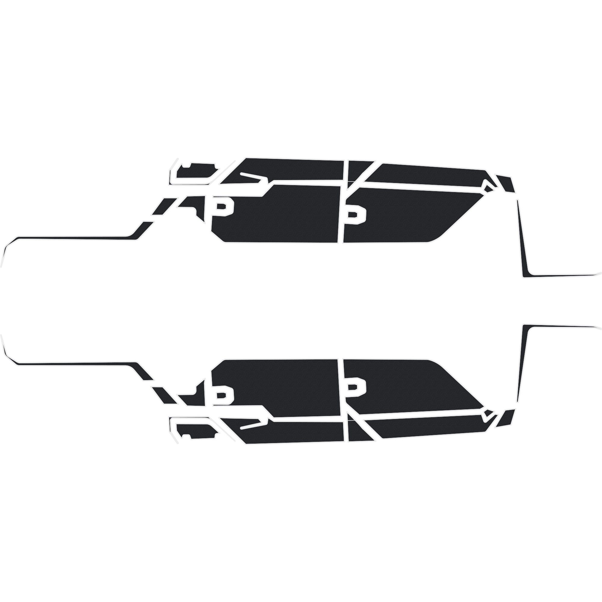 Polaris Ranger 1500 - 4 Seat Exterior Door Kit - OEM