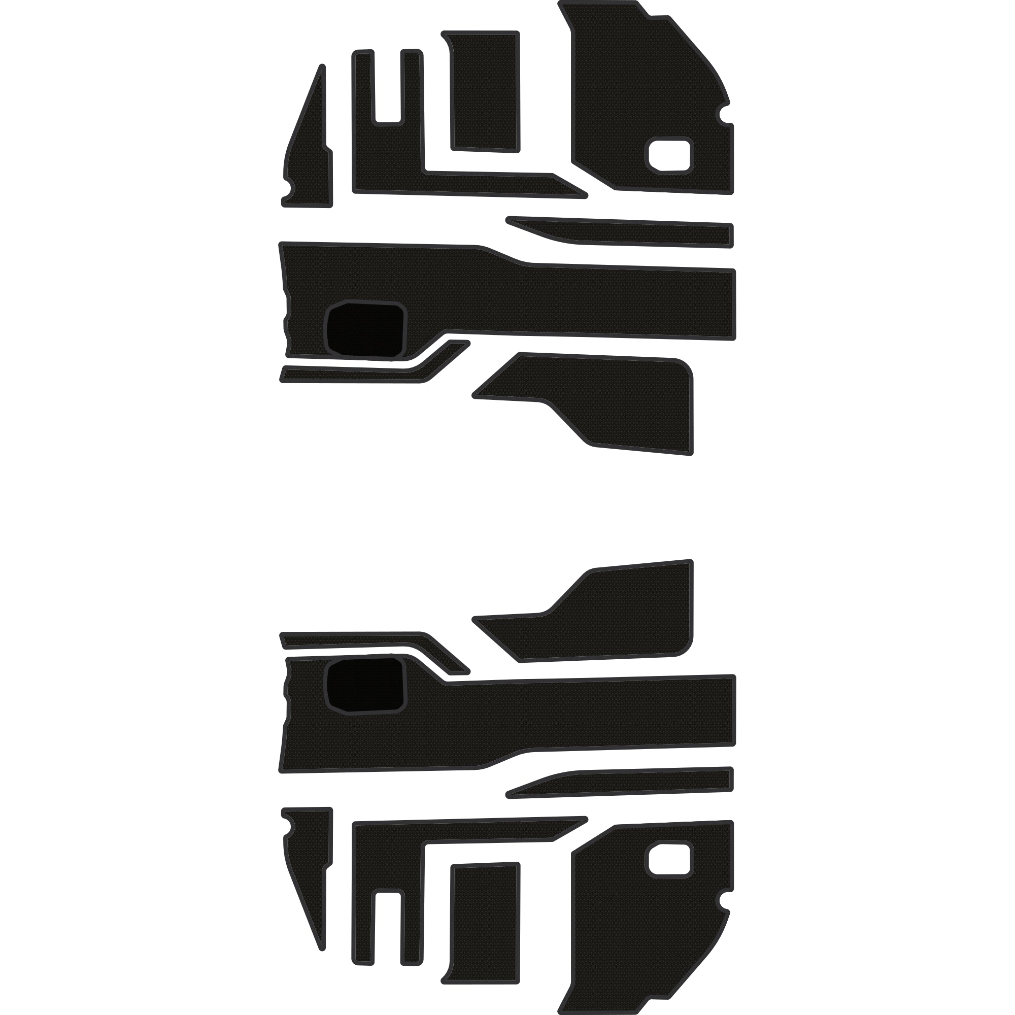 Polaris Ranger 1500 - 2 Seat Interior Door Liners - OEM