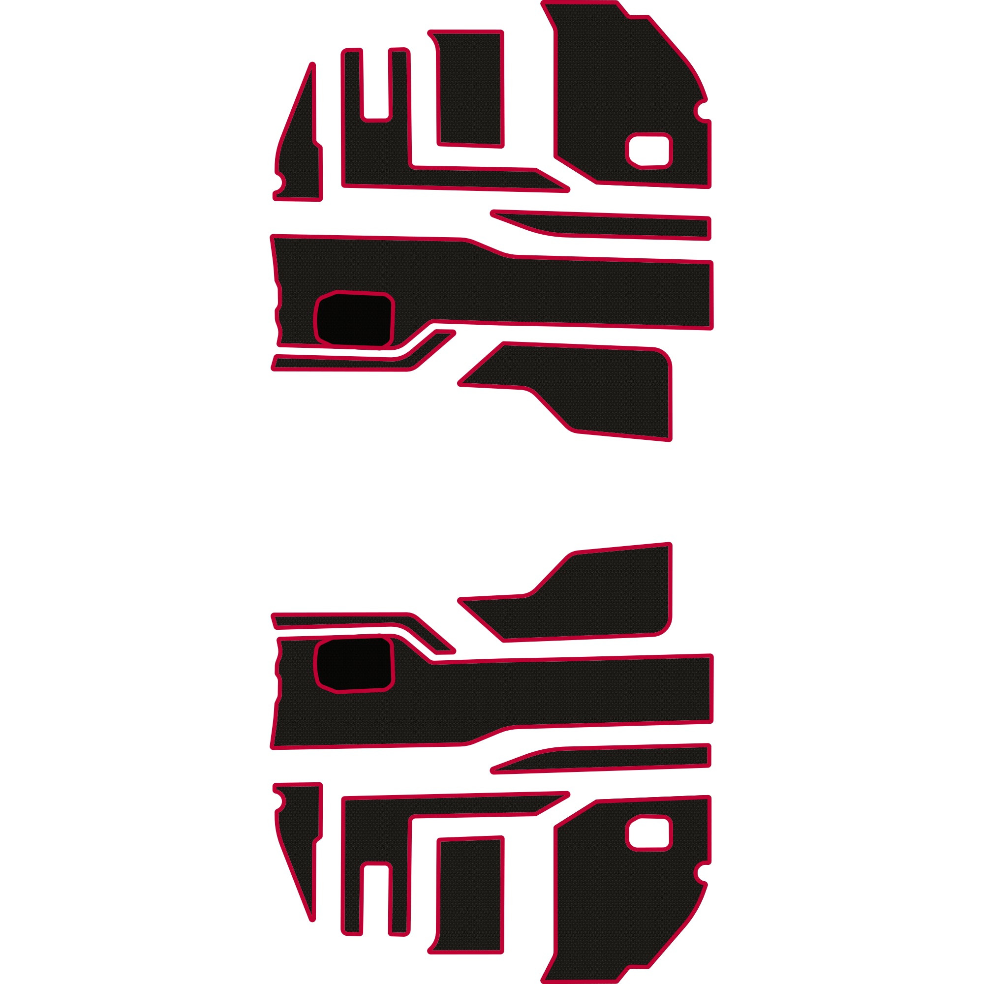 Polaris Ranger 1500 - 2 Seat Interior Door Liners - OEM