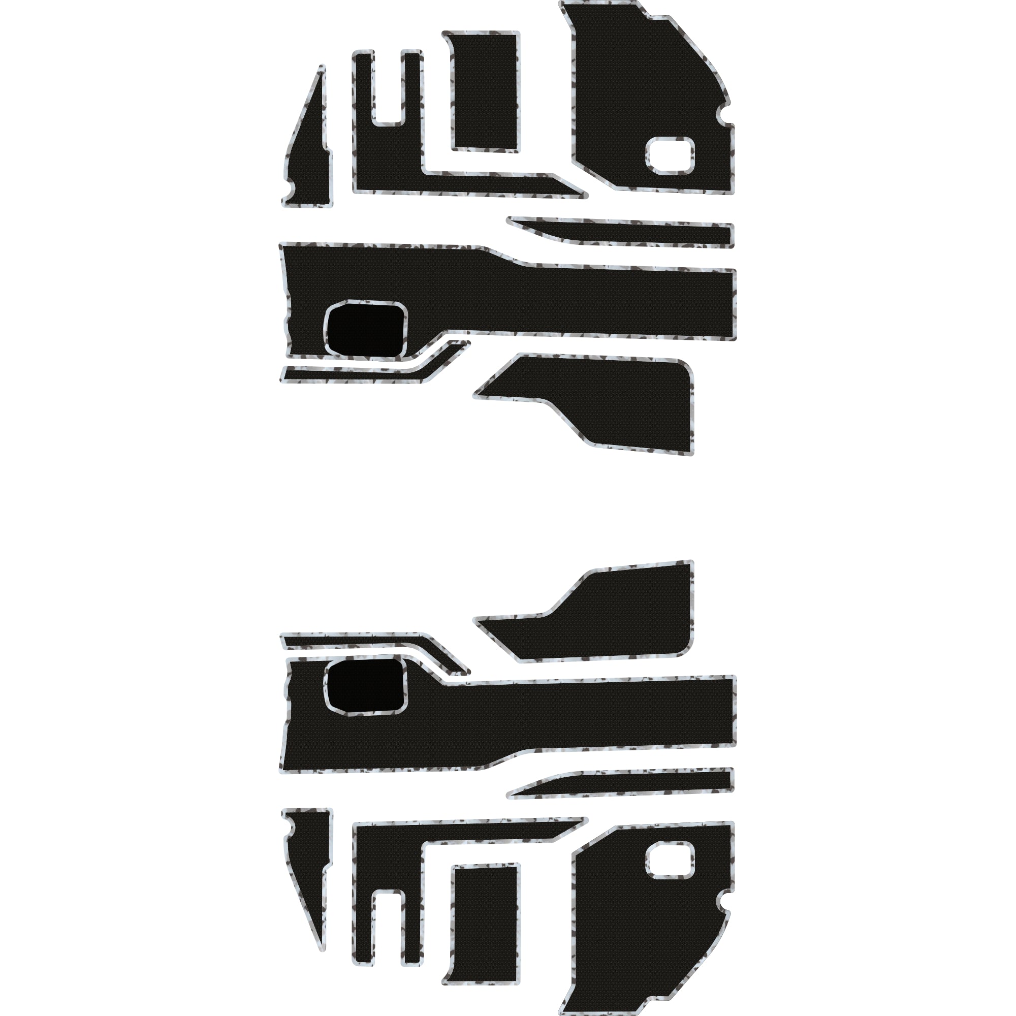 Polaris Ranger 1500 - 2 Seat Interior Door Liners - OEM