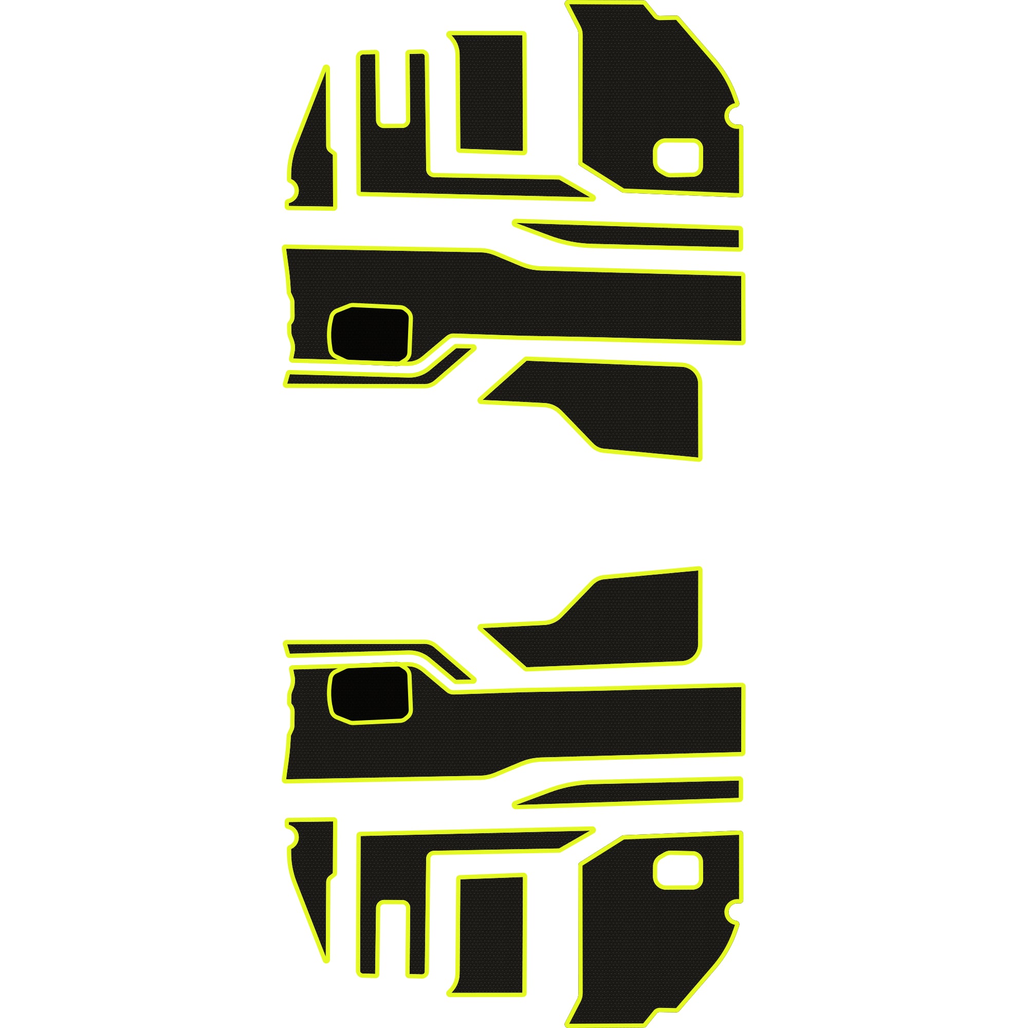 Polaris Ranger 1500 - 2 Seat Interior Door Liners - OEM