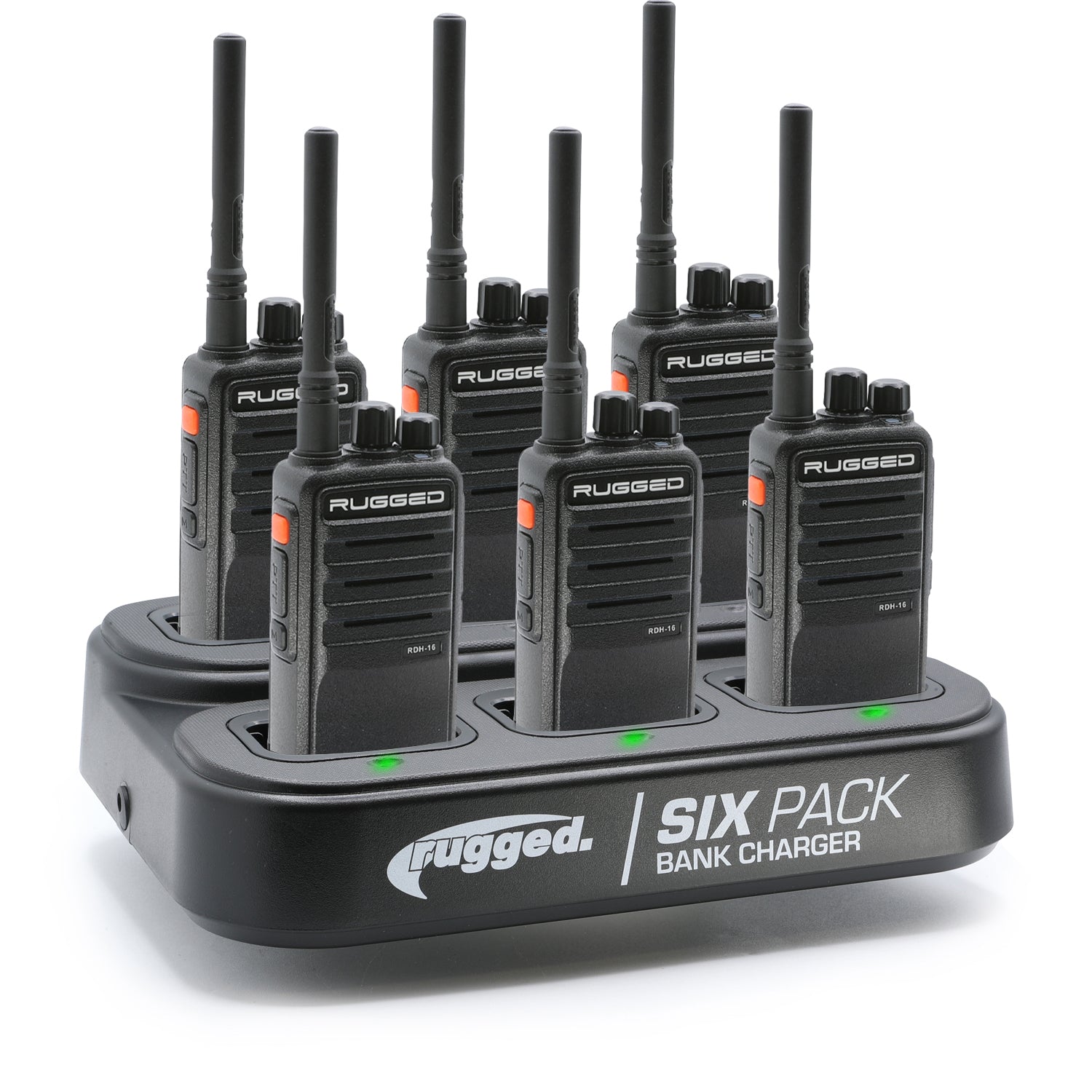 6 PACK - Choose Your Business Band Two Way Handheld Radio