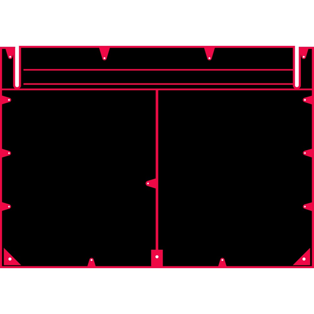 2023-2025 Can-Am Maverick R - 2 Seat Headliner with Recessed LightBar - TMW