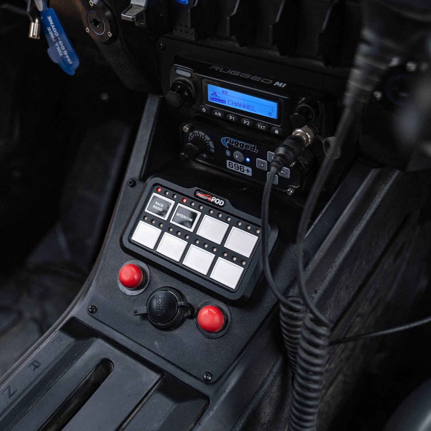 Polaris RZR PRO XP, RZR Turbo R, and RZR PRO R Dash Mount Radio and Intercom