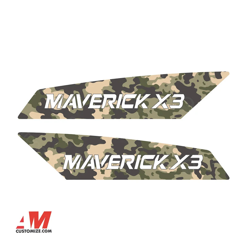 AM Custom Badges - Can-Am Maverick X3