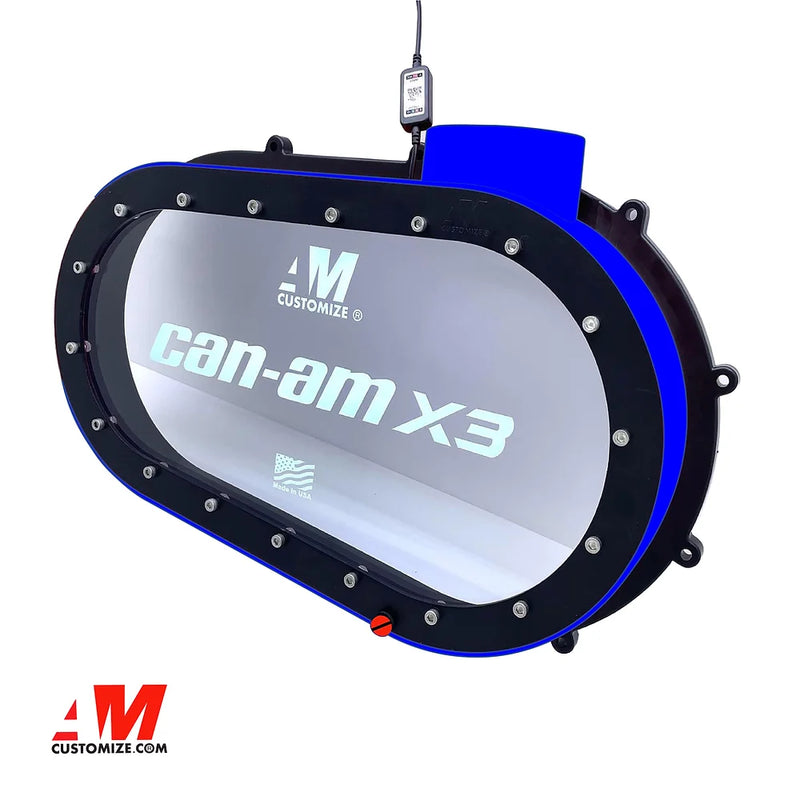 AM Custom Clear CVT Cover - Can-Am Maverick X3