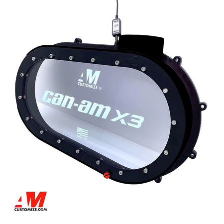AM Custom Clear CVT Cover - Can-Am Maverick X3