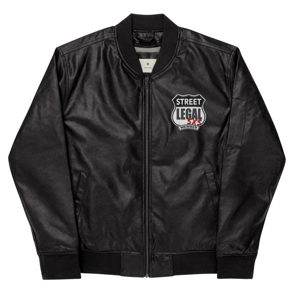 Street Legal SXS Member Badge - Leather Bomber Jacket