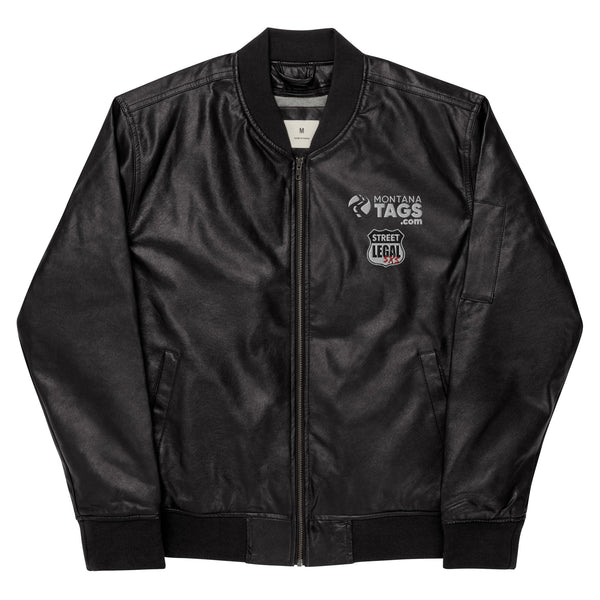 Montana Tags / Street Legal SXS - Leather Bomber Jacket