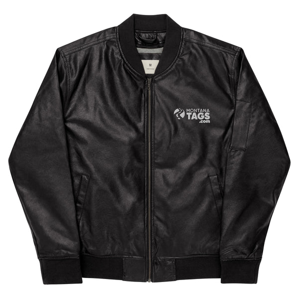 Montana Tags - Leather Bomber Jacket