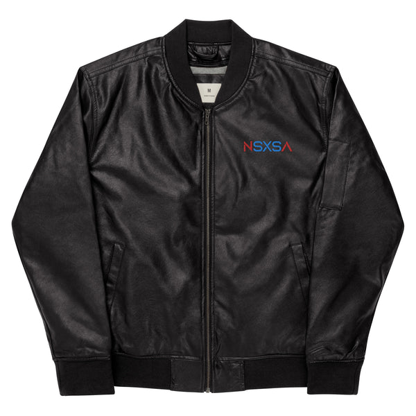 NSXSA - Leather Bomber Jacket