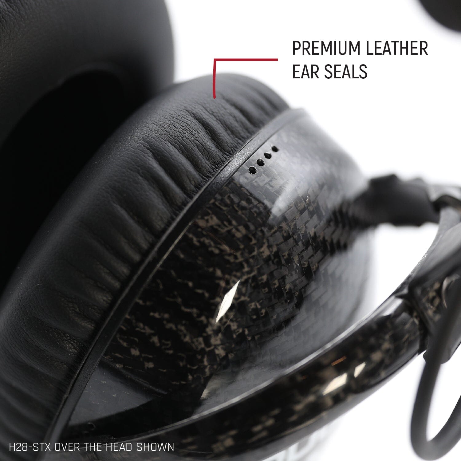 AlphaBass Carbon Fiber Headset for STEREO and OFFROAD Intercoms