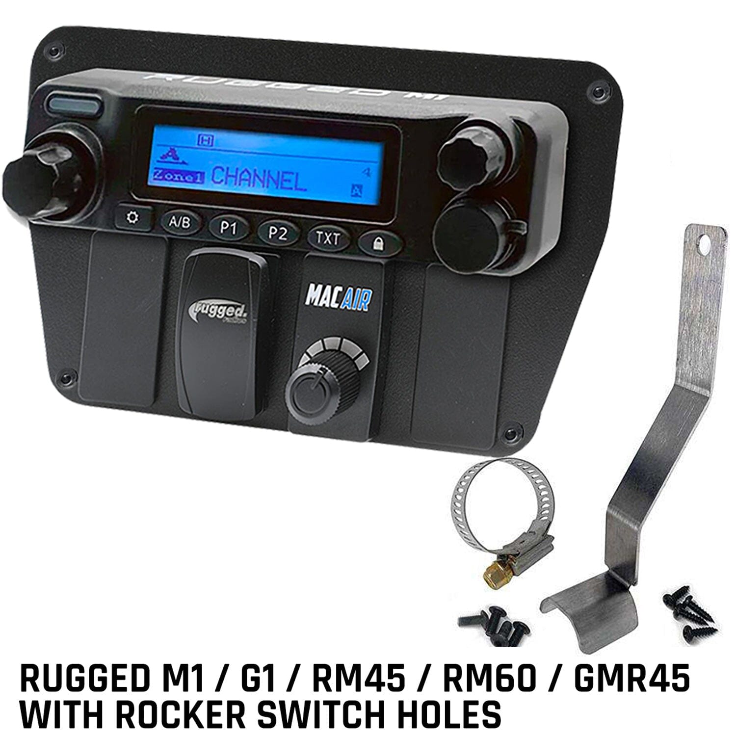 Can-Am Commander Intercom and Radio Mount