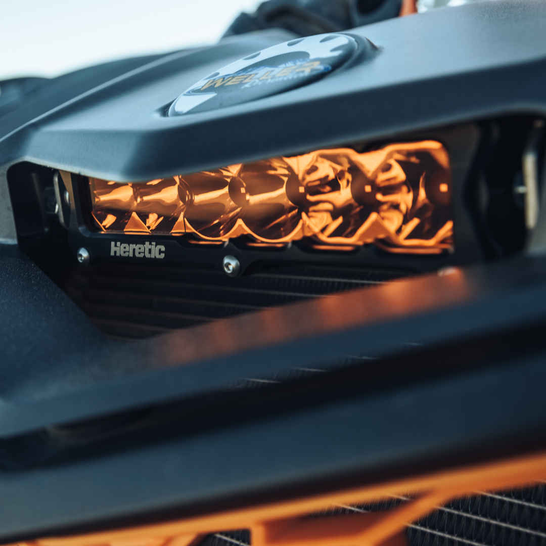 Can Am Maverick X3 6 Inch Hood Scoop LED Light Bar