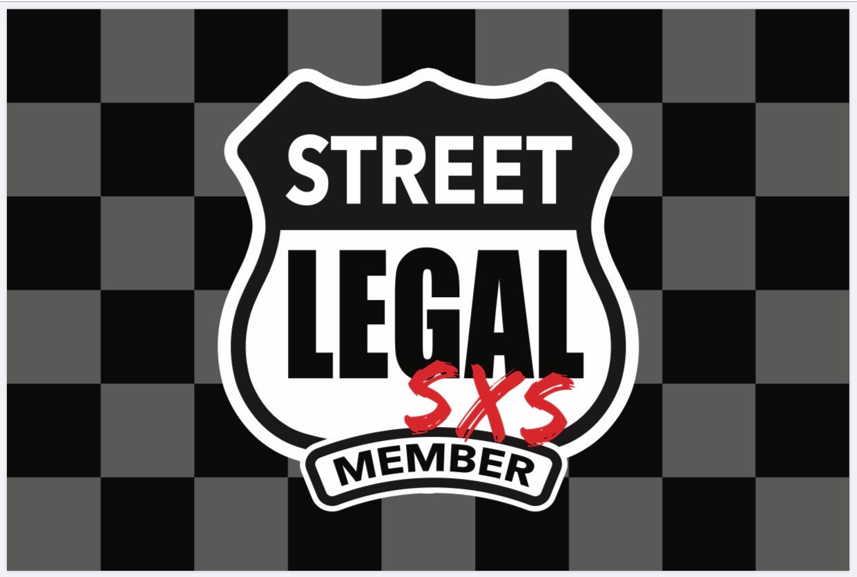 Checkered Flag Series - Whip Flag w/ SL SXS Member Badge