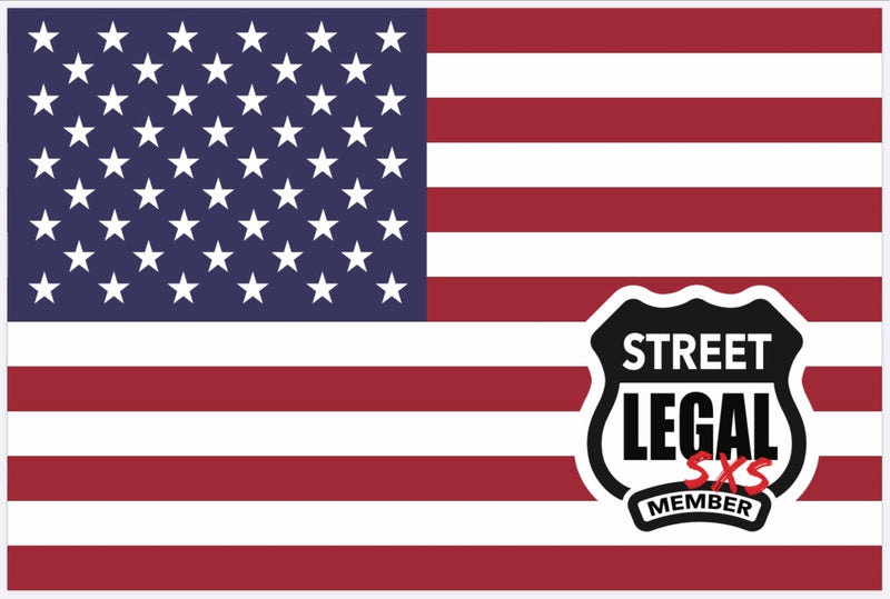 America Flag Series - Whip Flag w/ SL SXS Member Badge