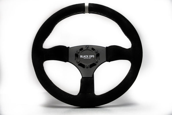 Suede Steering Wheel (6 bolt pattern)