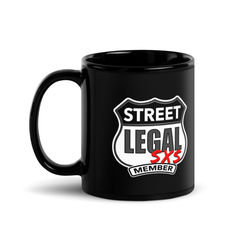 Street Legal SXS - Member Badge - Black Glossy Mug