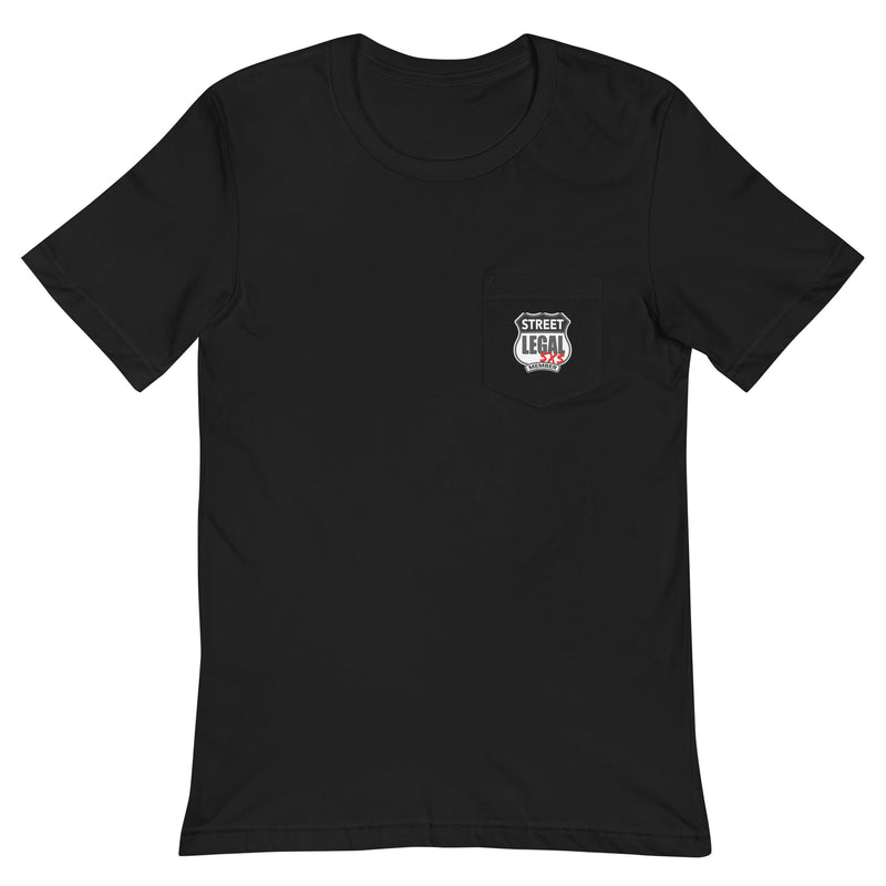 Street Legal SXS - Member Badge Unisex Pocket T-Shirt